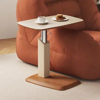 Produktbild von Höhenverstellbarer Beistelltisch mit Gasdruckfeder für Sofa & Bett