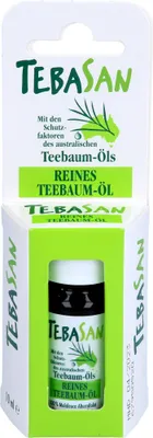 Produktbild von Tebasan Teebaumöl Ätherisches Öl 10 ml, für die Anwendung auf der Haut