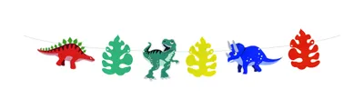 Produktbild von Girlande / 2,5m / "Dino"