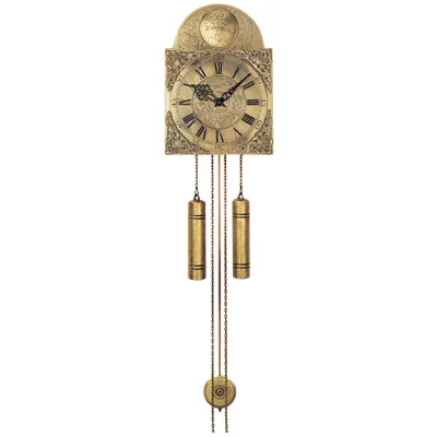 Produktbild von AMS H539 Mechanische Pendeluhr mit Messing Antik-Gehäuse und 8-Tage Rundgong-Schlagwerk