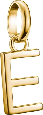 Image de Thomas Sabo Charm pendentif lettre E Connect doré