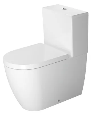 Produktbild von Duravit Stand-WC-Kombination ME by Starck tief, 370 x 650 mm HygieneGlaze weiß