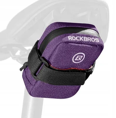 Produktbild von Rockbros Mini Satteltasche Werkzeugtasche Ultraleicht 0,35L Violett