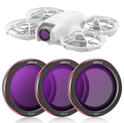 Immagine prodotto di Set di filtri ND 8 / 16 / 32 per l'obiettivo della fotocamera del drone DJI Neo 3 in 1