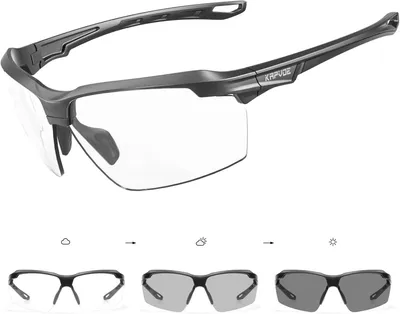 Produktbild von Photochrome Radbrille, UV400, TR90 Rahmen, für Radfahren