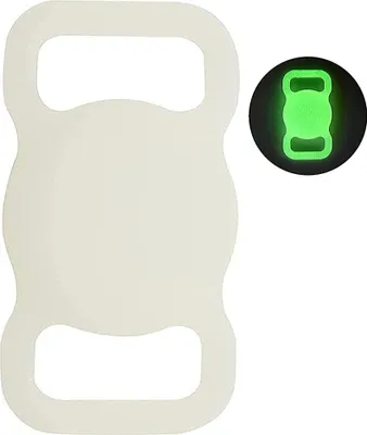 Produktbild von INF Apple AirTag Halter für Katzen- / Hundehalsband - Leuchtet im Dunkeln / Grün