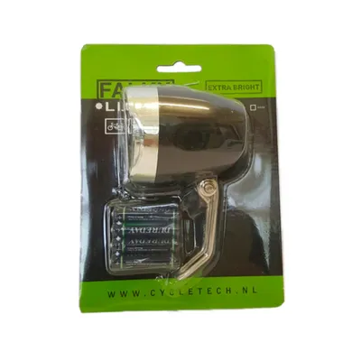 Immagine prodotto di Falkx faro 60 mm batterie, LED nero