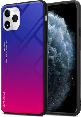 Produktbild von Cadorabo Hülle für Apple iPhone 11 PRO Schutz Hülle in Schwarz Handyhülle TPU Etui Cover Case Tempered Glas