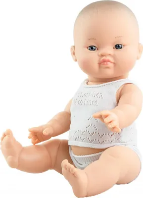 Produktbild von Paola Reina Gordi Babypuppe Junge asiatisch Unterwäsche 34 cm Vinyl