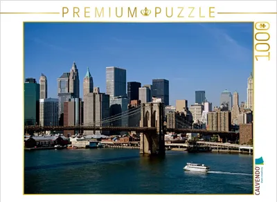 Produktbild von Calvendo Skyline Manhattan, New York, USA 1000 Teile Puzzle quer 640x480mm, Grosskopf Rainer; 7322497