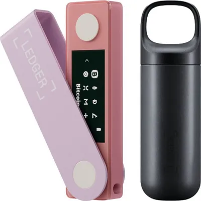 Immagine prodotto di Ledger Nano X rosa pastello + Pod - Bundle hardware wallet - Bluetooth - Pod originale Ledger