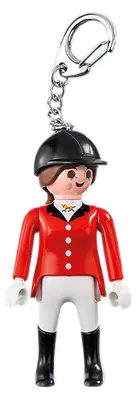 Produktbild von PLAYMOBIL - Schlüsselanhänger - Reiterin (8cm)Keychain Anhänger Pferde reiten zum sammeln