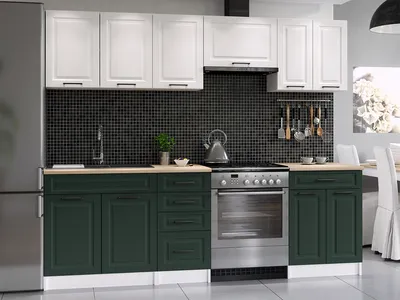 Obrázek produktu pro Kuchyňská linka INGRID 240cm - Bílá + green