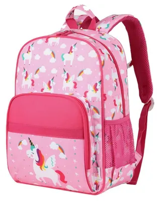 Produktbild von Kinderrucksack Mädchen 15.5L Rosa Einhorn A4 Ordner 5-8 Jahre