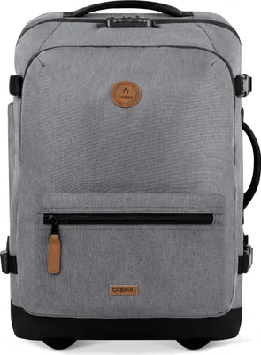 Image de CABAIA trolley sac à dos pour ordinateur portable Soft Suitcase 2 Wheels Essentials Trolley 48L Getaria gris 51cm