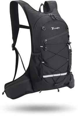 Image de CarryQuest® - Sac à dos de randonnée, imperméable, en nylon, dimensions 46x20x9 cm, couleur noire