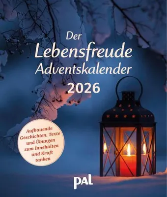 Obrázek produktu pro Vánoční kalendář PAL "Radost ze života" 2026 – 24 tipů pro větší sebelásku