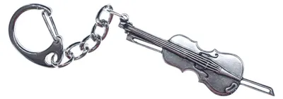 Produktbild von Geige Schlüsselanhänger Miniblings Anhänger Schlüsselring Musik Violine silber