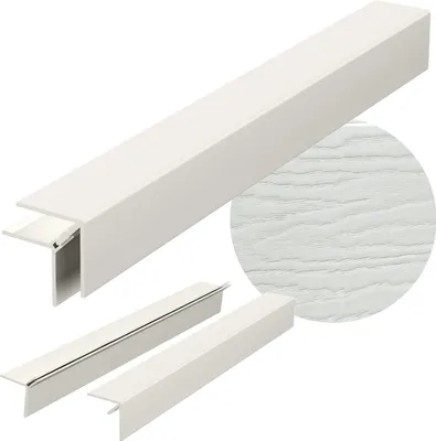 Produktbild von VOX Außenecke KERRAFRONT - PVC Eckprofil für Fassadenpaneele - Wasserfest & UV-beständig - 2,95m - Beton-Eiche