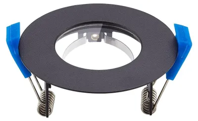 Image de HOFTRONIC - Spot LED encastrable 85mm GU10 IP65 Noir Rond