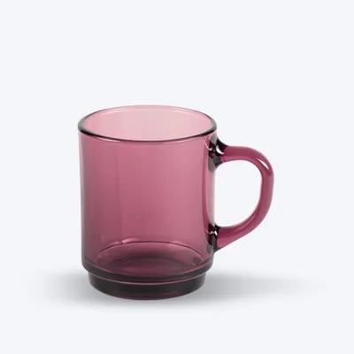 Image de Versailles - Mug en verre Prune 26 cl (Lot de 6)