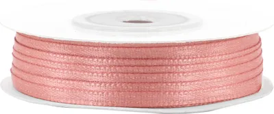 Produktbild von Satinband 3mm x 50m Rolle Rosegold