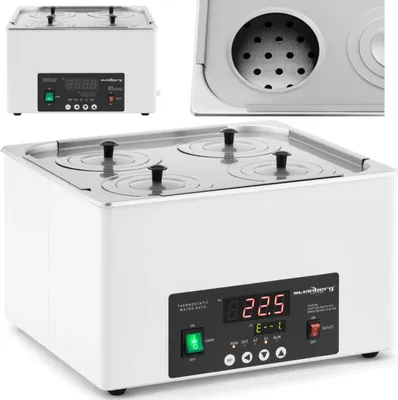 Produktbild von Laborwasserbad, 4-Sitzer, 5-100°C, 14,6 l