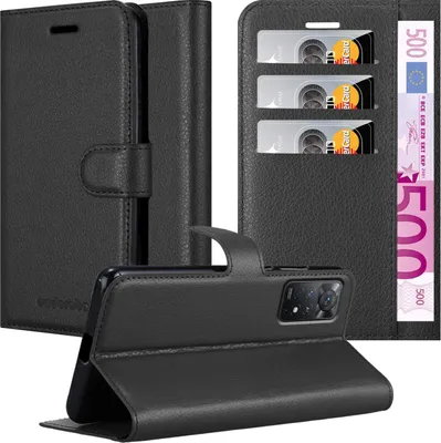 Obrázek produktu pro Cadorabo Case for Xiaomi RedMi NOTE 11 PRO 4G / 5G Protective Case in Black Pouzdro na mobilní telefon s magnetickým zavíráním