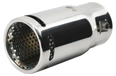 Produktbild von Simoni Racing Auspuffblende Rund Edelstahl - Ø76xL130mm