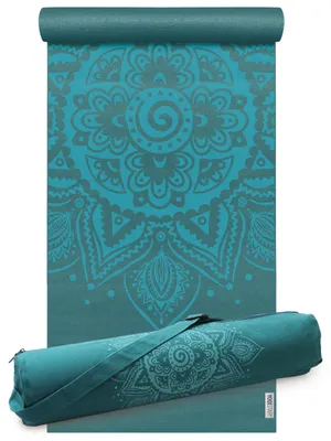 Produktbild von Yoga-Set Starter Edition - spiral mandala (Yogamatte + Yogatasche)