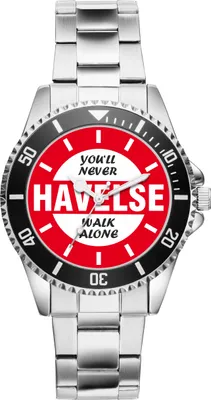 Produktbild von KIESENBERG Herrenuhr Armbanduhr Havelse Hannover Geschenk Fan Artikel Zubehör Fanartikel Analog Quartz Uhr 21218