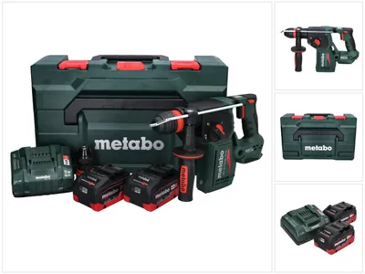Zdjęcie produktu dla Metabo KH 18 LTX BL 24 Q akumulatorowy kombi-młot 18 V 2,2 J + 2x akumulator 5,5 Ah + ładowarka + metaBOX ( 601714660 )