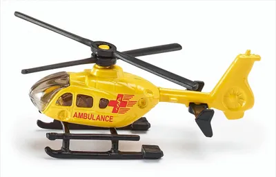 Produktbild von Siku Hubschrauber NOTARZT Spielzeughubschrauber gelb; 856