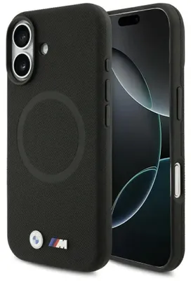 Produktbild von BMW M FW Metal Logo MagSafe Case für iPhone 17 schwarz