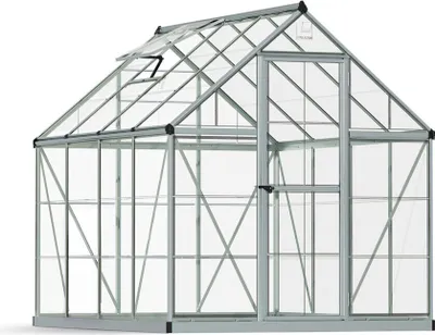 Produktbild von Palram - Canopia Aluminium Gewächshaus Harmony 68 Silber 247x185x208 cm