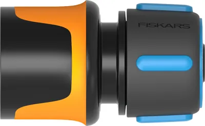 Image de Fiskars 1027073, Raccord de tuyau, Noir, Bleu, Orange