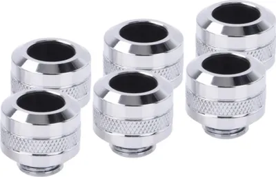 Zdjęcie produktu dla Alphacool 17474, Zestaw montażowy, Mosiądz, Chrom, 1/4", 20 mm, 2,2 cm