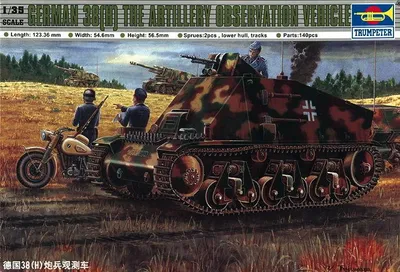 Produktbild von Trumpeter PzKpfw 38(H) Funk- u. Befehlswagen 1:35, 00355