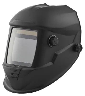 Produktbild von VEVOR Schweißhelm mit automatischer Abdunkelung, 100 x 59,4 mm True Color Schweißhaube, solarbetriebene Schweißmaske mit 4 Lichtbogensensoren, breiter Schutzbereich 4/5-9/9-13 für TIG MIG ARC Schweißen Schleifen Schneiden - METIS Serie, 100x80 mm, Matte Schwarz-a