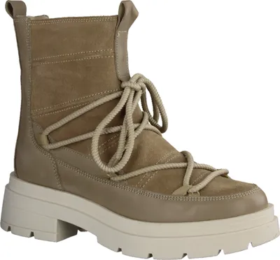 Produktbild von Palpa Pafe1700733W Damenschuhe, Boots, Beige, Leder, Warmfutter, - Damenschuhe Top Trends, Beige, leder, absatzh&oumlhe: 20 mm