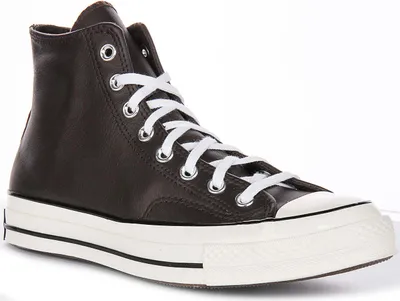 Immagine prodotto di Converse Chuck 70s A10154C High Top in Braunleder - 8.5 UK - 42 EU - 8.5M/10.5F US / Coffee