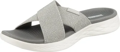 Productafbeelding van Skechers dames sandalen ON-THE-GO 600 GLISTENING, zilver (zilver), maat 35 EU