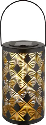 Produktbild von GLOBO 36658 Solarleuchte Metall schwarz matt, 20x LED