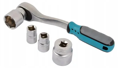 Produktbild von Farys Ratsche 1/2 Zoll Gebogen CrV Werkstatt-Werkzeug