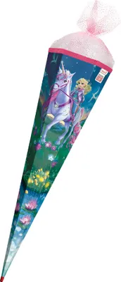 Produktbild von ROTH Motiv-Schultüte "Magische Einhornreiterin" 850 mm