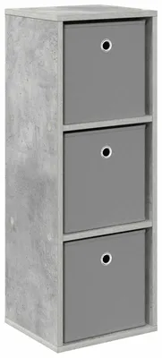 Produktbild von Sideboard mit Schubladen Beton Grau 30,5 x 27 x 84,5 cm