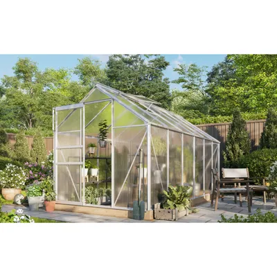 Produktbild von Vitavia Gewächshaus "Comet 7500" aluminium 7,5 m² 4 mm HKP