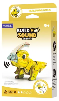 Obrázok produktu pre Puzzle 3D Parazaurolof z Dźwiękiem do Zbudowania