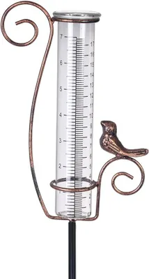 Produktbild von Regenmesser für den Außenbereich, 17,8 cm zur Niederschlagsmessung, Garten Dekoration