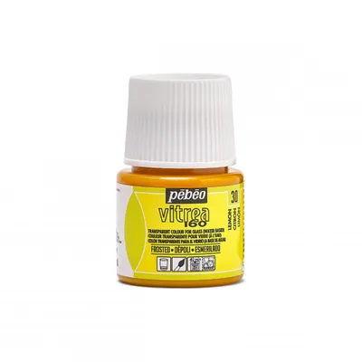 Zdjęcie produktu dla Pebeo Vitrea 160 barwnik do szkła, 45 ml, 30 Frosted Lemon